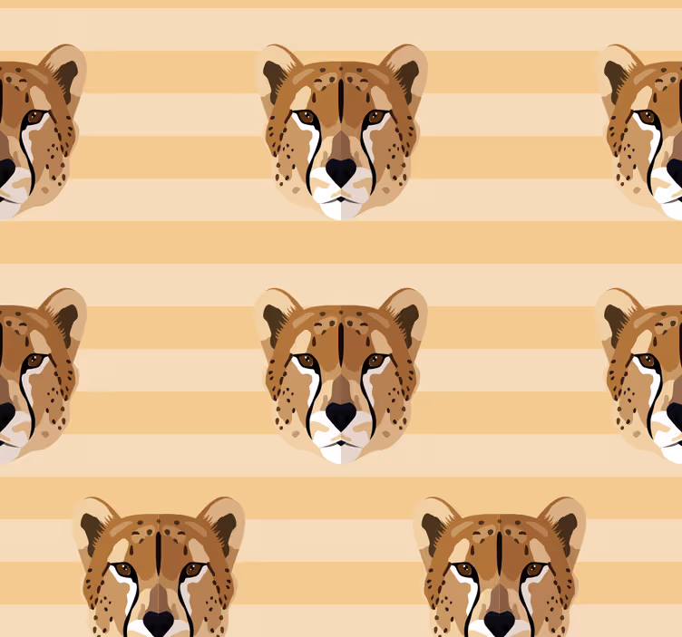 Rollo fenster jugendzimmer leopardenkopf - TenStickers