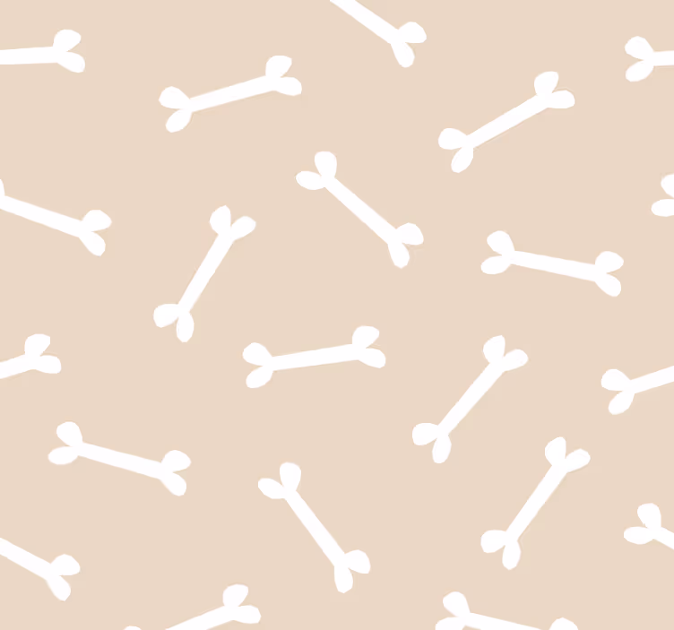Rollo fenster jugendzimmer hundeknochen auf beige - TenStickers
