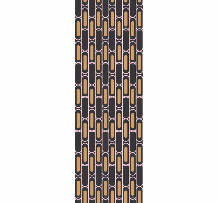 Rollo fenster modern mit geometrischer linienanordnung - TenStickers