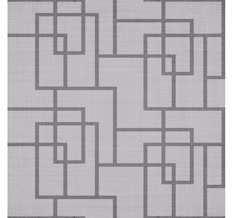 Rollo fenster modern mit grauen geometrischen linien - TenStickers