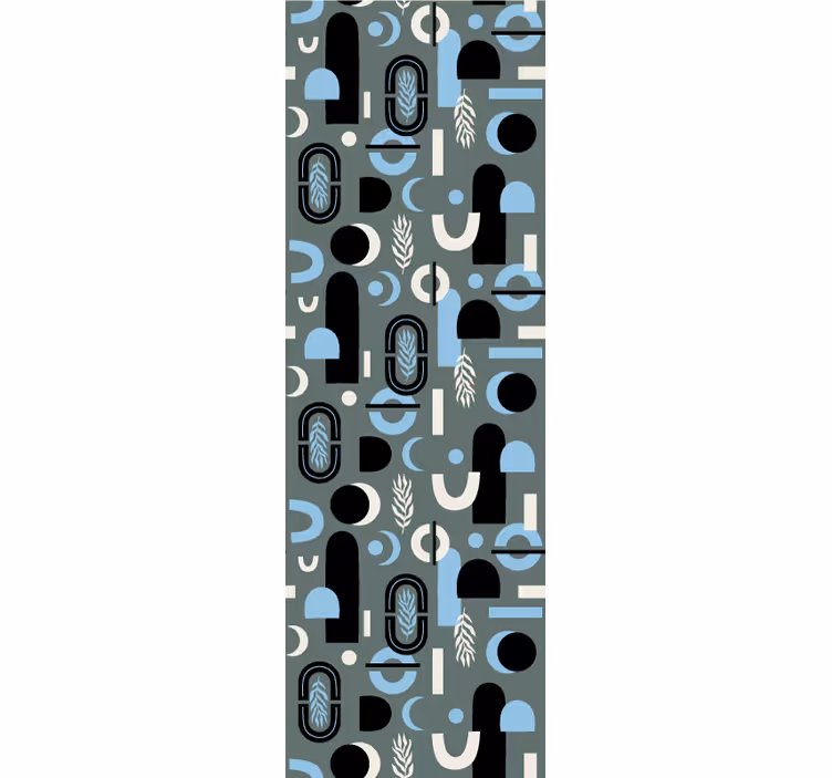 Rollo fenster modern geometrische formen collage - TenStickers