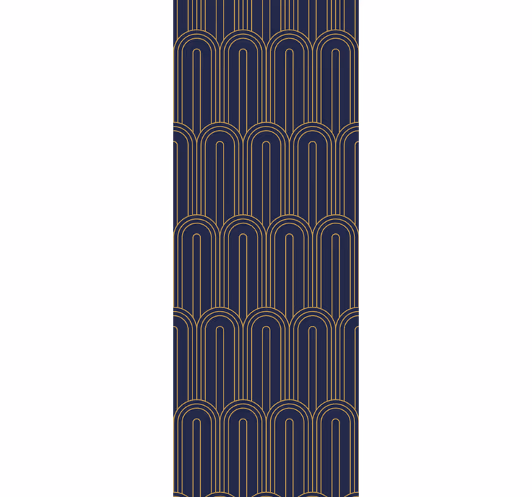 Rollo fenster modern mit bogenlinienmuster - TenStickers