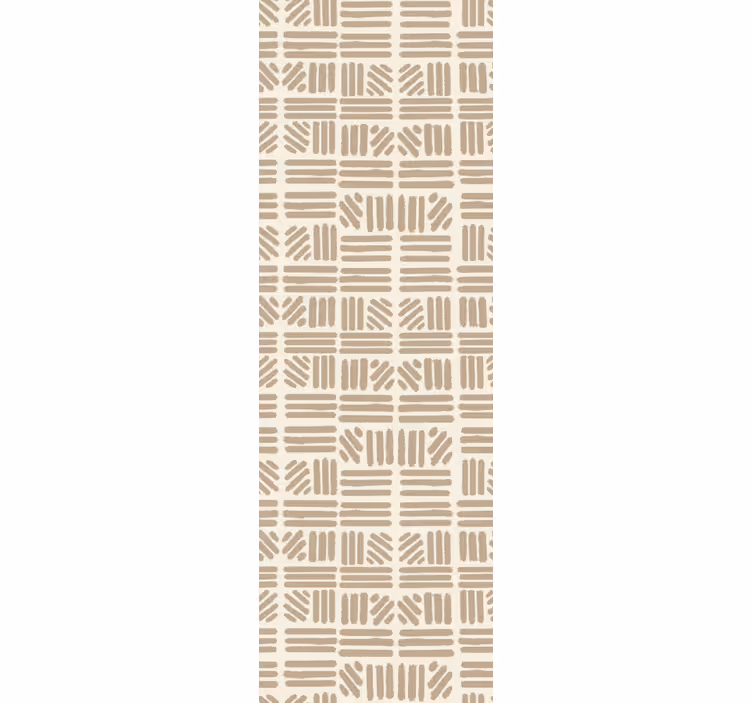 Rollo fenster modern mit geometrischen linienmustern - TenStickers