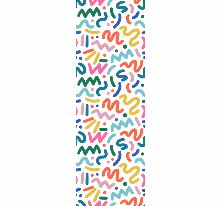 Rollo fenster modern mit abstrakten farbschichten - TenStickers