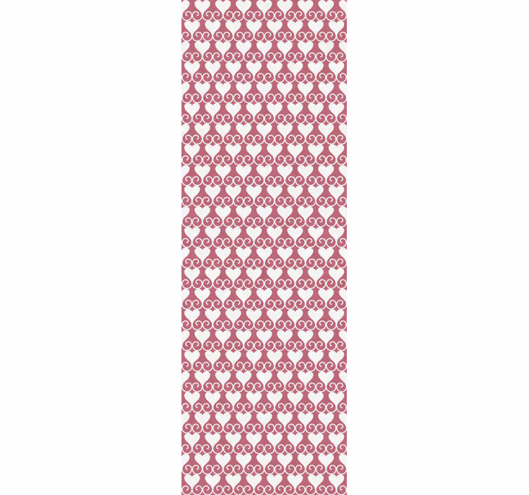 Rollo fenster modern muster-dekor verwobene herzen - TenStickers