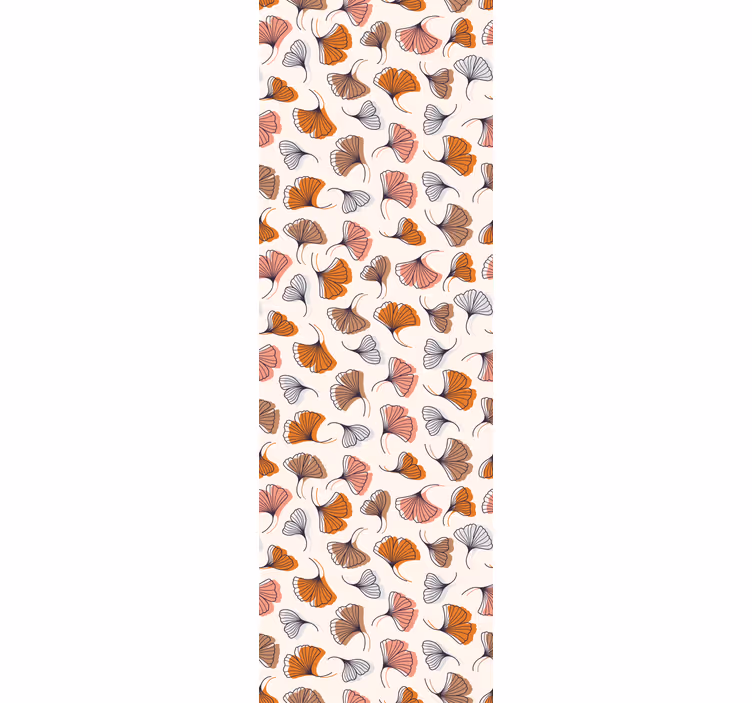 Rollo fenster modern ginkgo blätter handgezeichnet - TenStickers