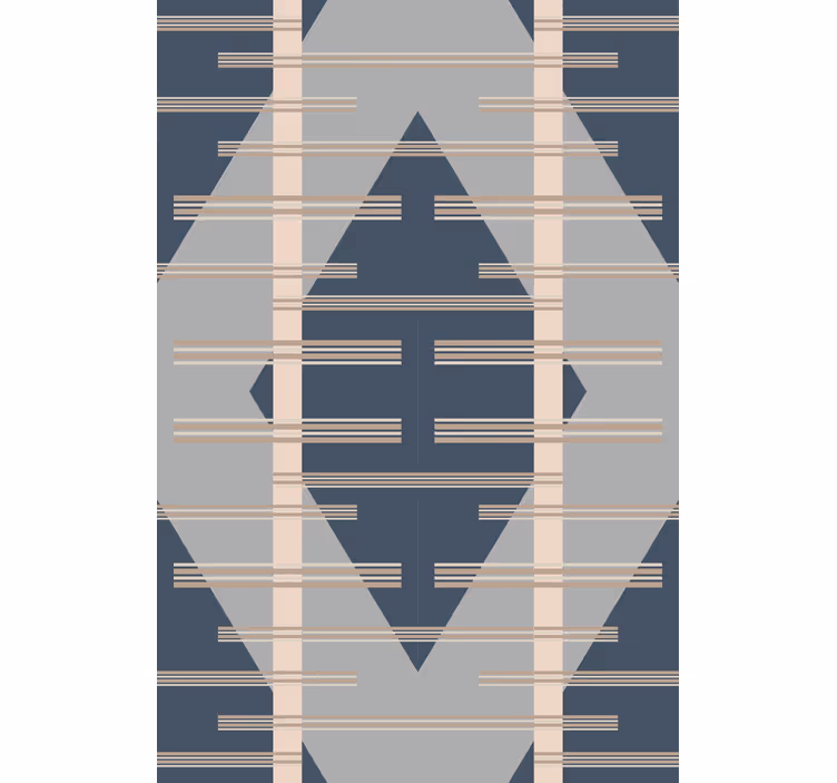 Rollo fenster modern in grauem abstraktem mid-century stil - TenStickers