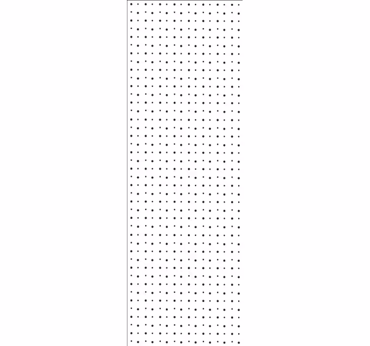 Rollo fenster modern vertikale linien aus punkten - TenStickers