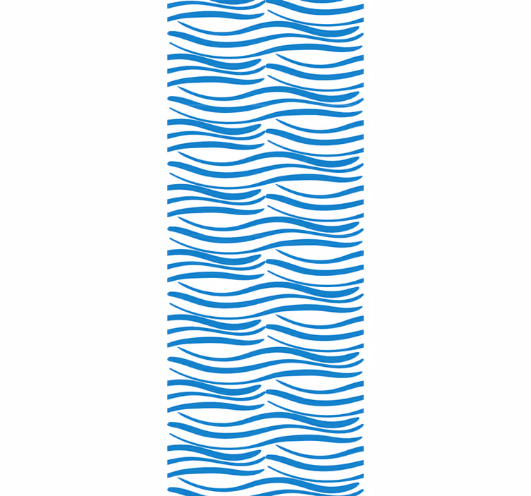 Rollo fenster modern mit kleinem wellenmuster - TenStickers