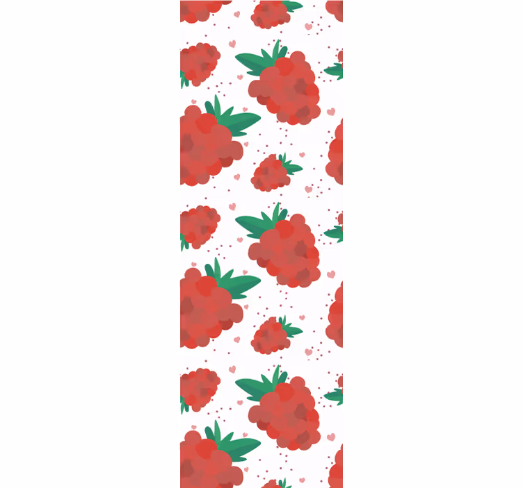 Rollo fenster modern beeren aquarell mit fleckenmuster - TenStickers