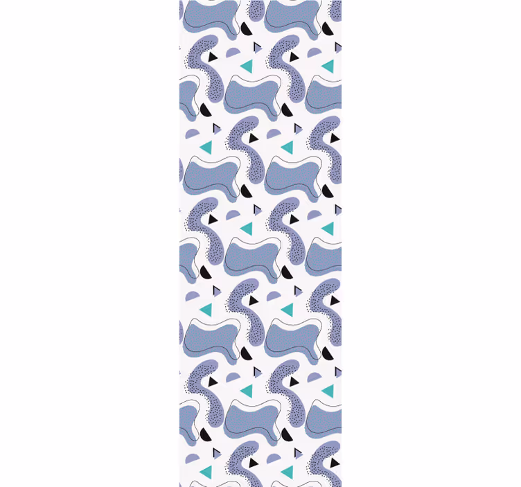 Rollo fenster modern memphis farbmodell auf weiß - TenStickers