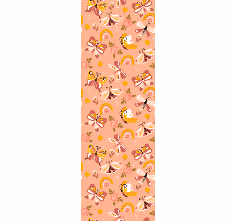 Rollo fenster modern schmetterlinge und regenbögen boho - TenStickers