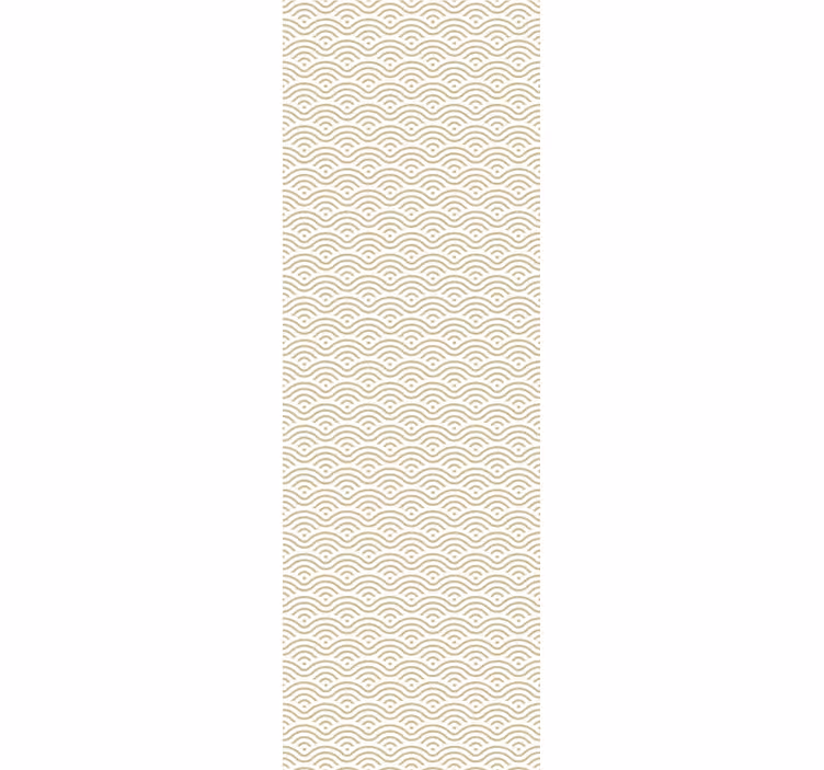 Rollo fenster modern einfache friedliche wellen - TenStickers