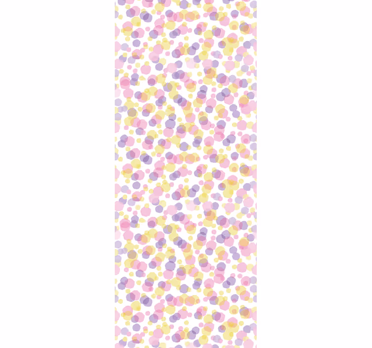 Rollo fenster modern mit aquarell-punkten - TenStickers