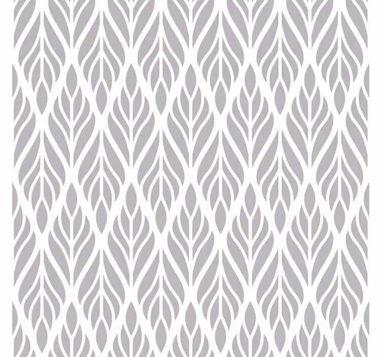 Rollo fenster modern mit ethnischem blumenmuster grau - TenStickers