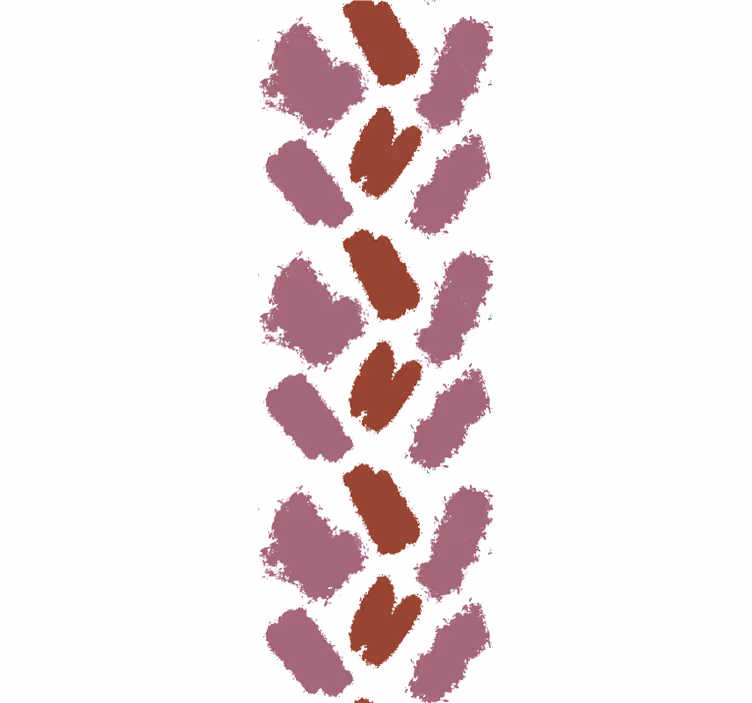 Rollo fenster modern in pink und rotem farbsplash - TenStickers