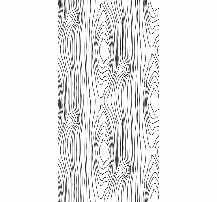 Rollo fenster modern mit schwarzen naturstreifen - TenStickers