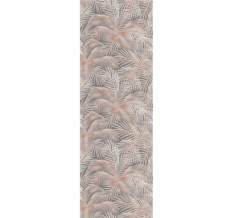 Rollo fenster modern mit palmblätter-motiv - TenStickers