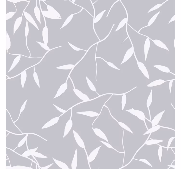 Rollo fenster modern mit weißem zweig design - TenStickers