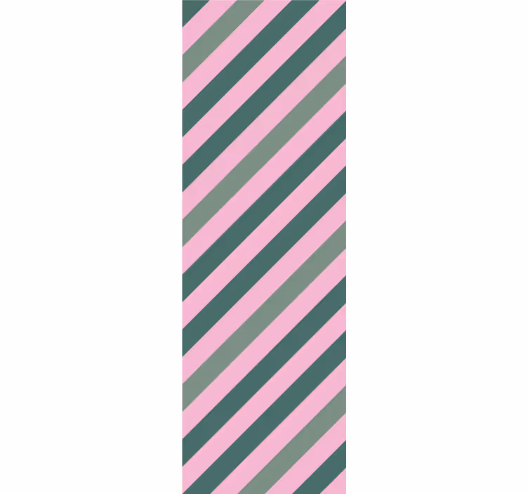 Rollo fenster modern in pastellrosa und grün - TenStickers
