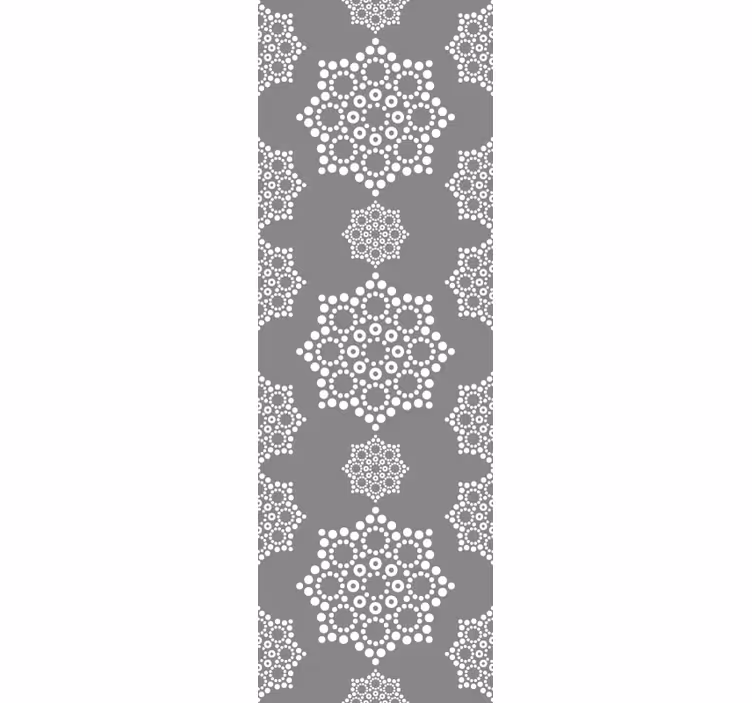 Rollo fenster modern mit mandala punktmuster - TenStickers