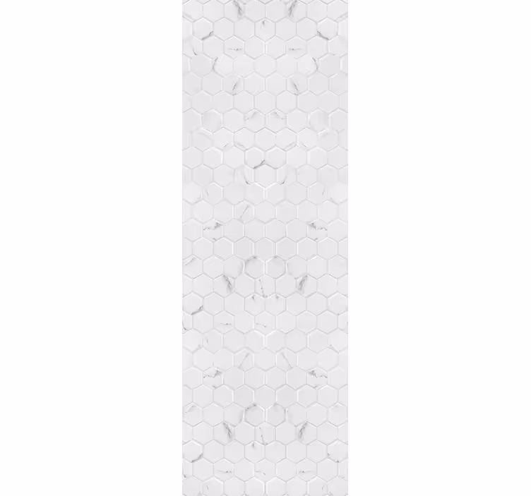 Rollo fenster modern elegante graue hexagonfliesen - TenStickers
