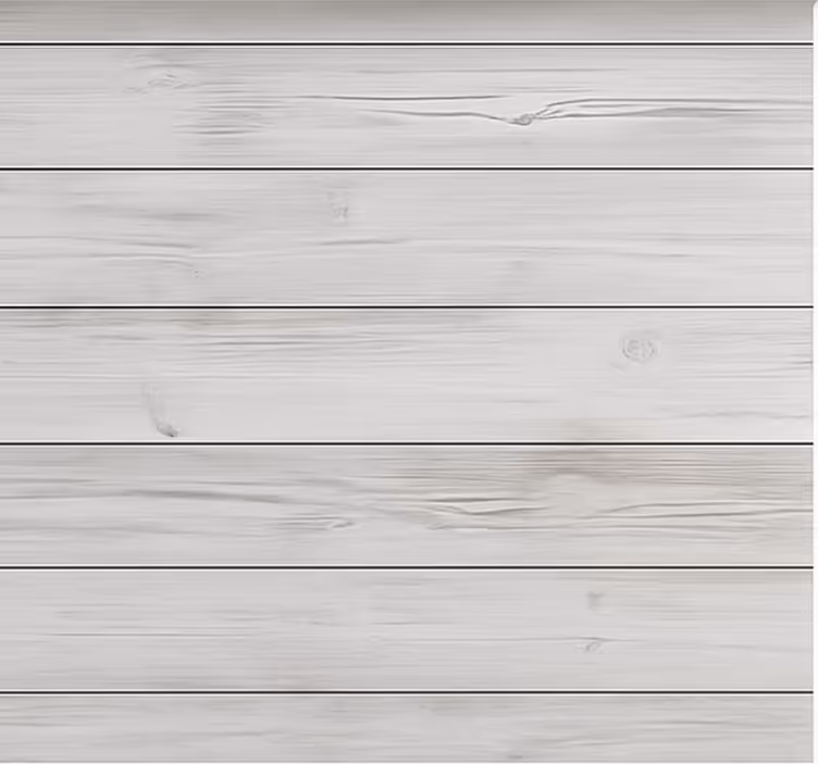Rollo fenster mit muster in horizontal gewaschenem holz - TenStickers