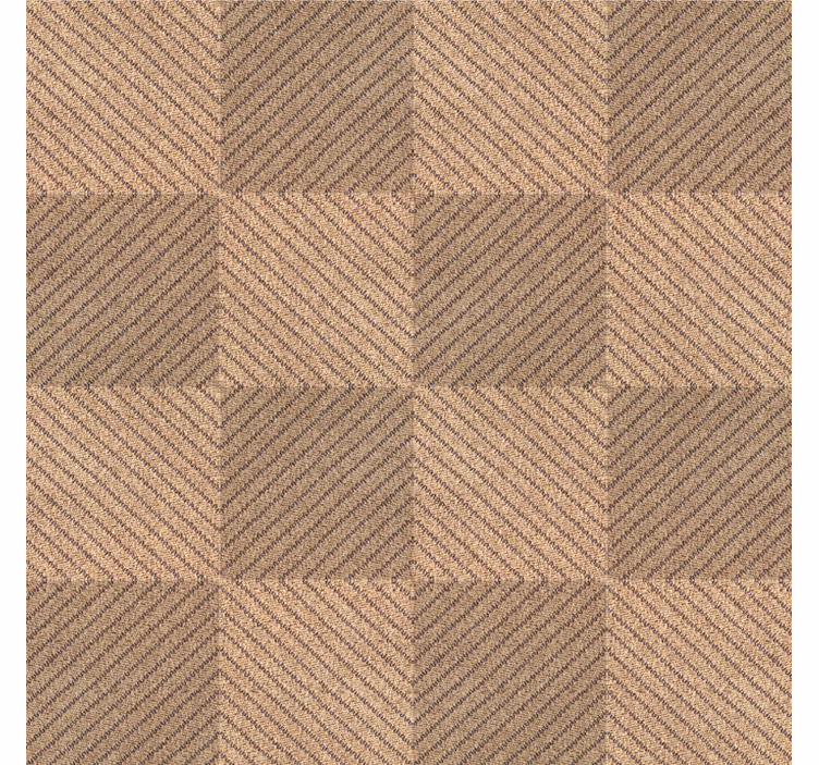 Rollo fenster beige jutemuster braun quadratisch - TenStickers