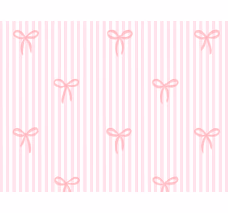 Rollo fenster rosa mit pinken streifen und schleifen - TenStickers