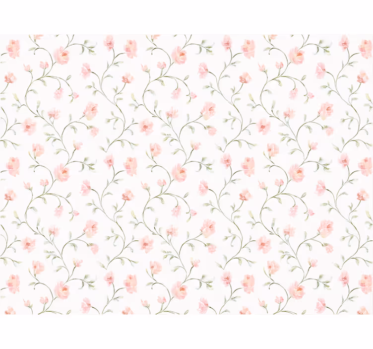 Rollo fenster rosa botanische pinke blume - TenStickers