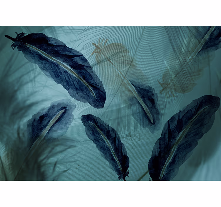 Rollo fenster küche aquarell feder linien Ästhetik - TenStickers