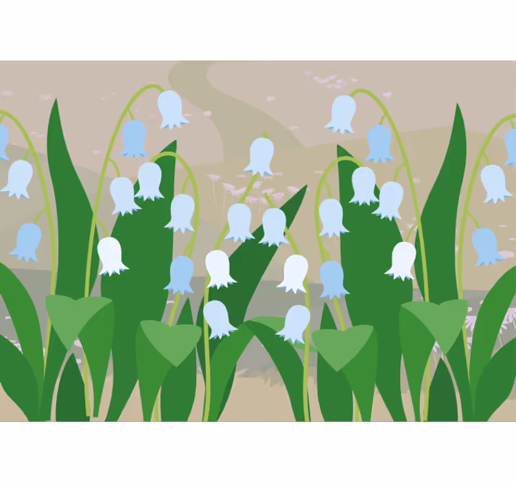 Rollo fenster küche schönes schneeglöckchen landschaft - TenStickers