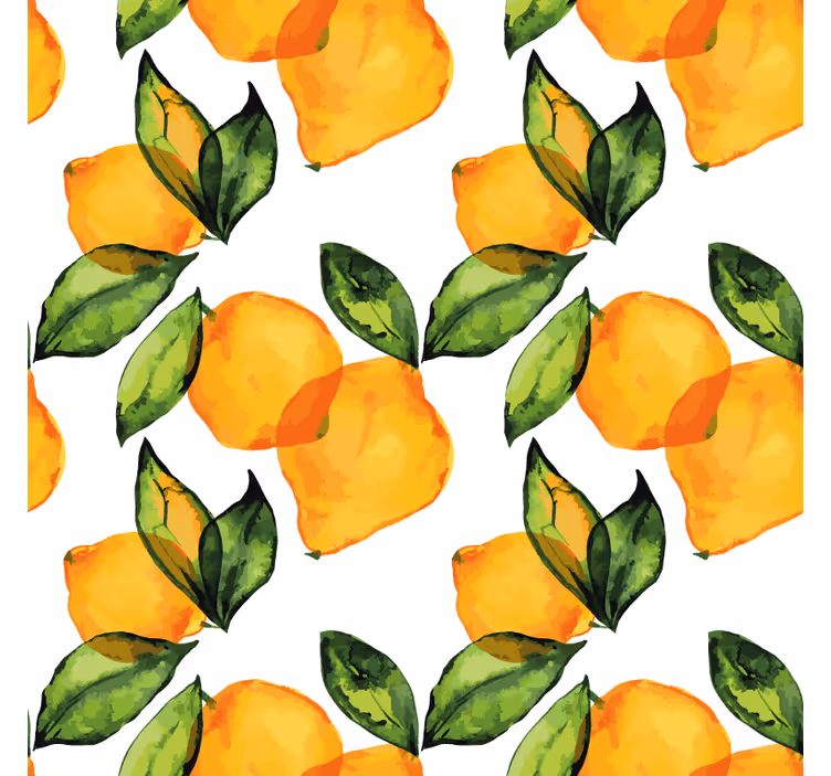 Rollo fenster küche zitrone mediterraner stil - TenStickers