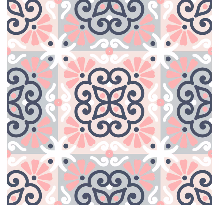 Rollo fenster küche mandala fliesen - TenStickers