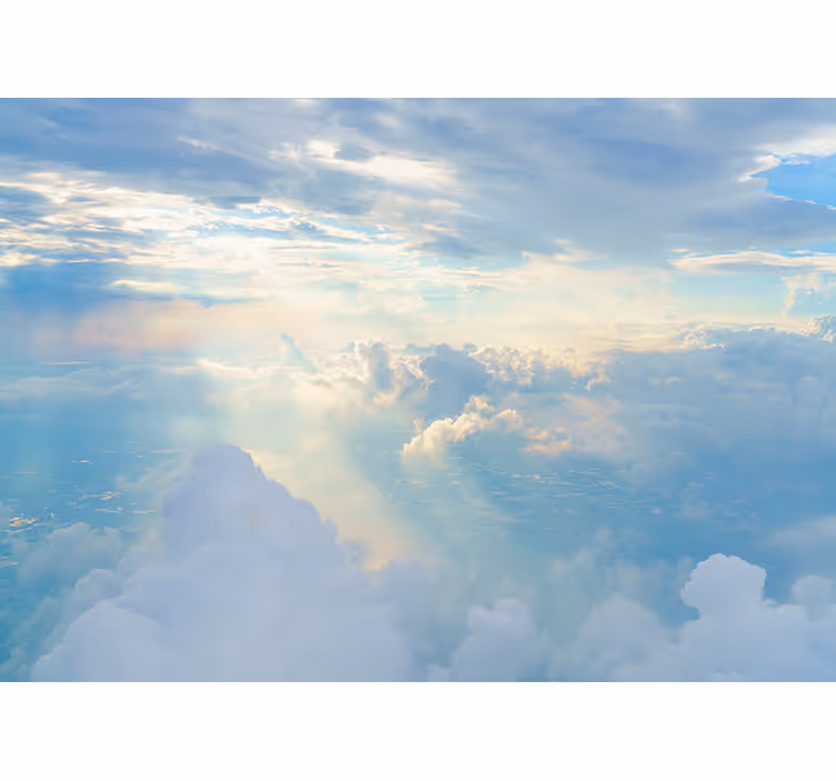 Rollo fenster weiß himmel - TenStickers