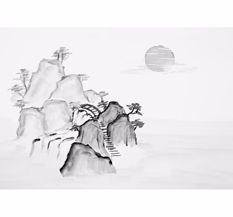 Rollo fenster weiß kliff und meer - TenStickers