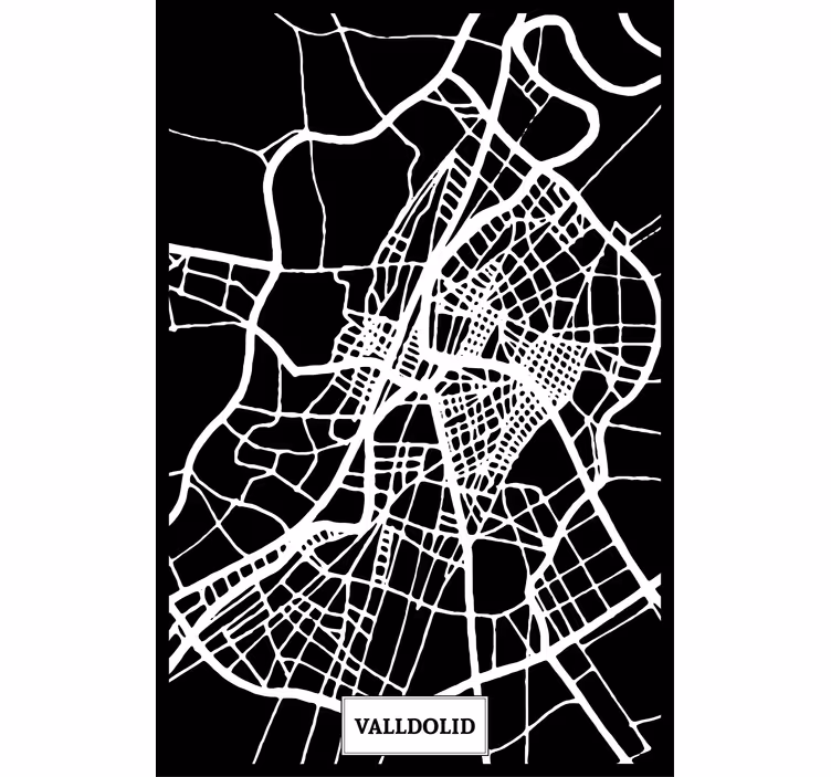 Rollo fenster wohnzimmer topografische karte valladolid - TenStickers