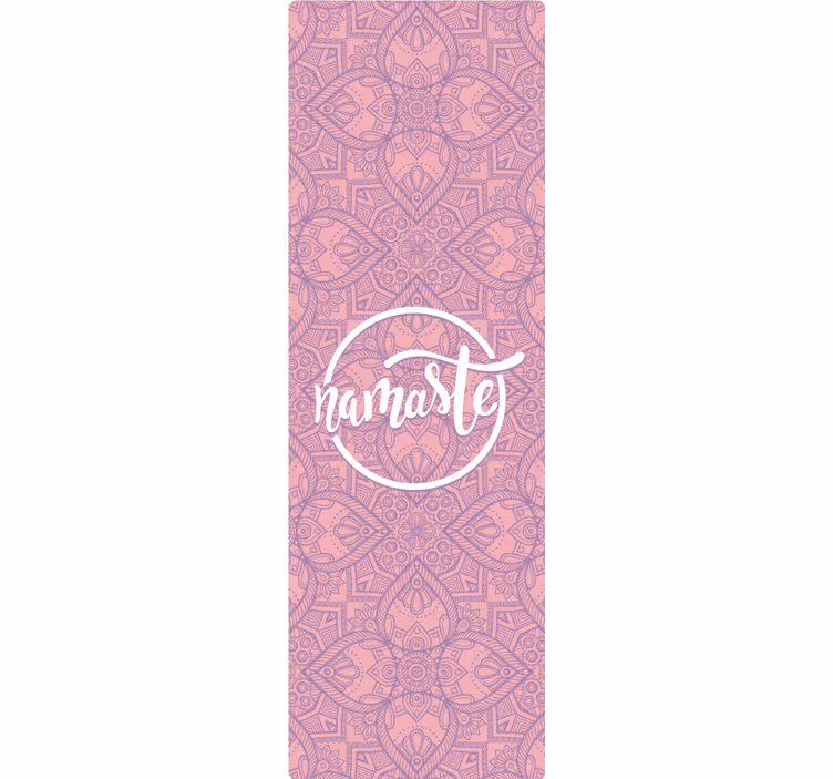 Rollo fenster lila für entspanntes namaste yoga - TenStickers