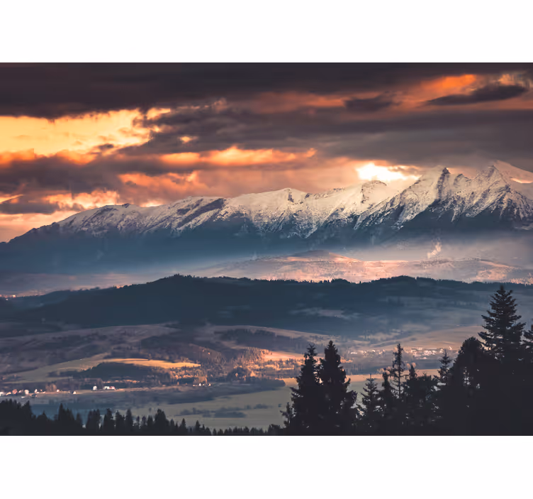 Rollo fenster wohnzimmer golden top poliert tatry - TenStickers