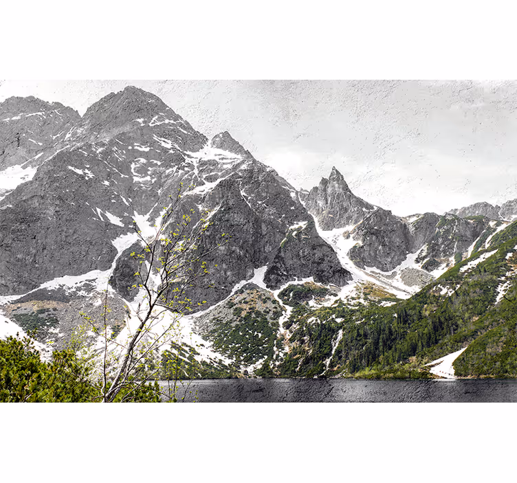 Rollo fenster wohnzimmer polnische berge zakopane - TenStickers