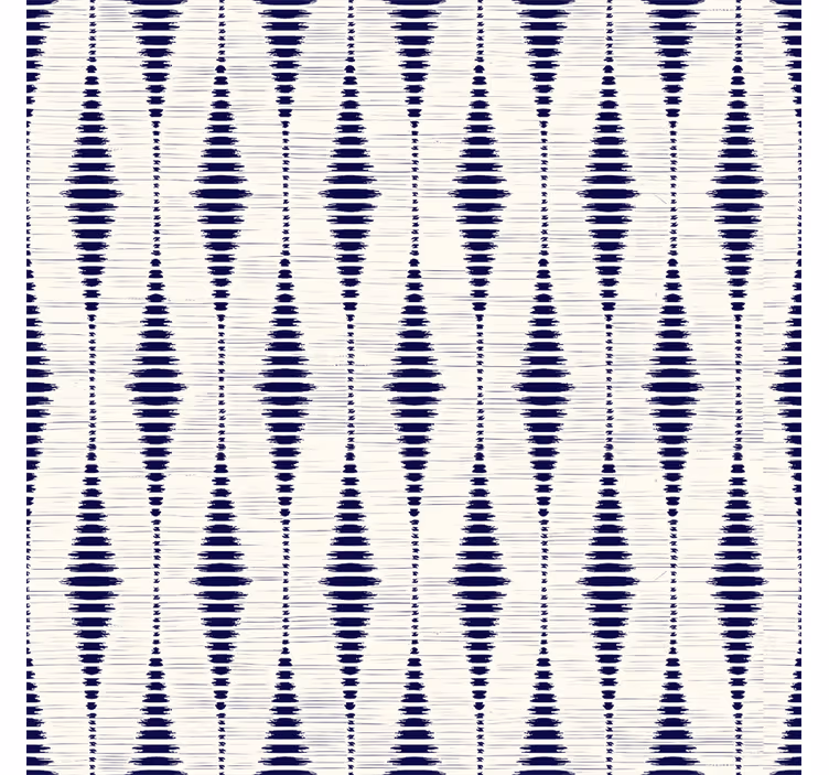 Rollo fenster blau im navyblauen rabaul ikat - TenStickers