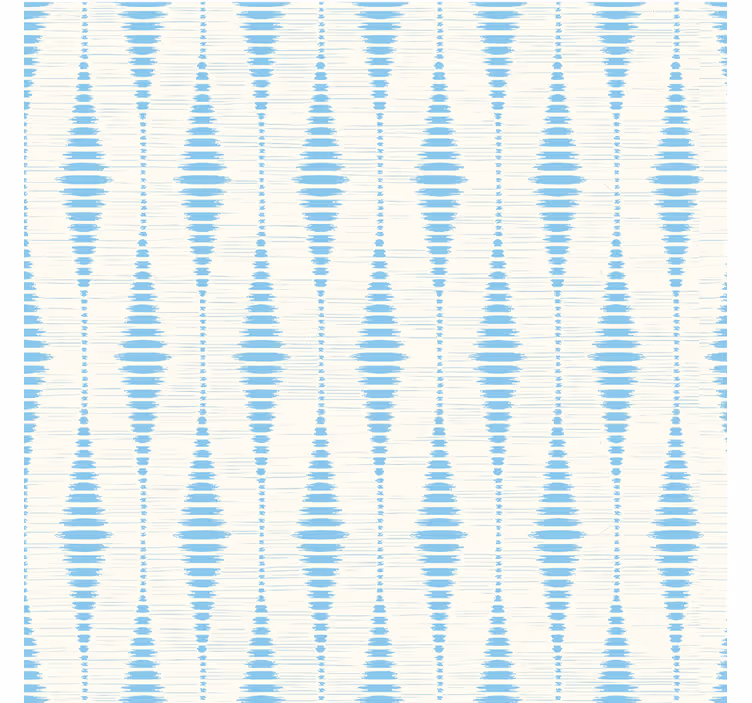 Rollo fenster blau mit hellblauem rabaul ikat - TenStickers