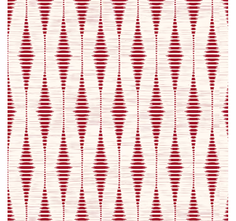 Rollo fenster modern in rotem rabaul ikat - TenStickers