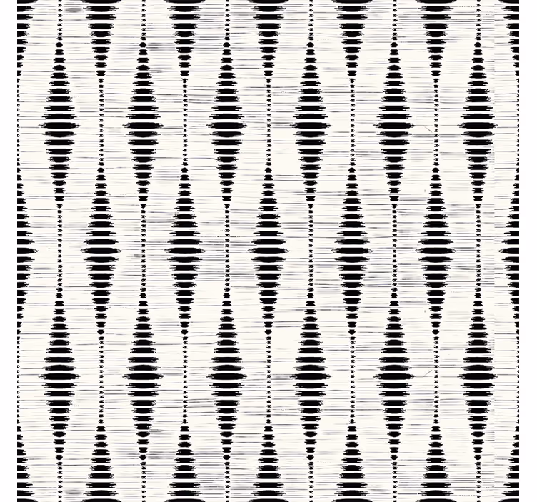 Rollo fenster modern in schwarz rabaul ikat - TenStickers