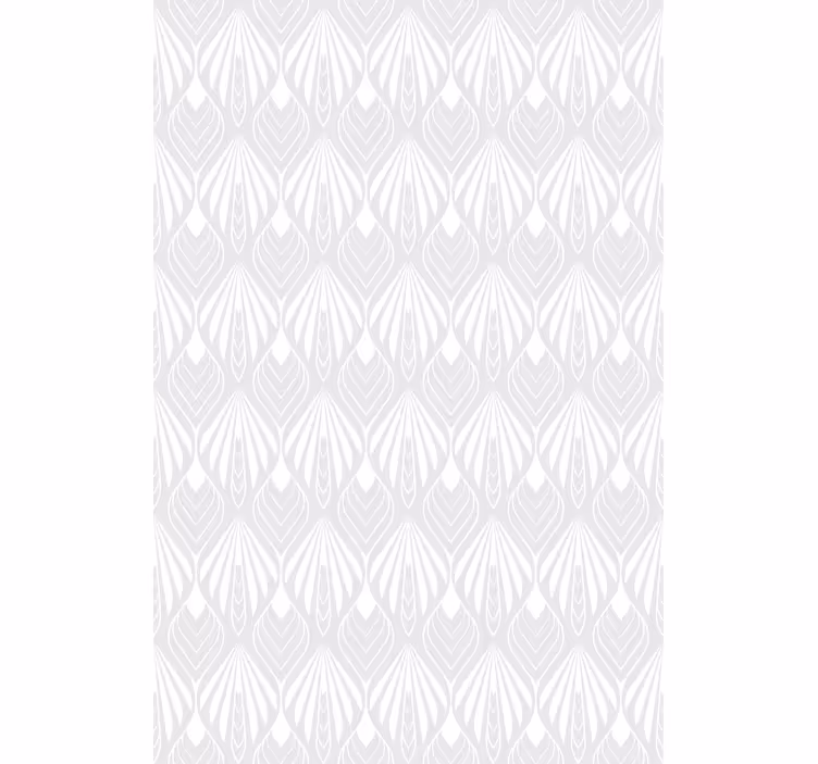 Rollo fenster modern mit weißem und grauem blättermuster - TenStickers
