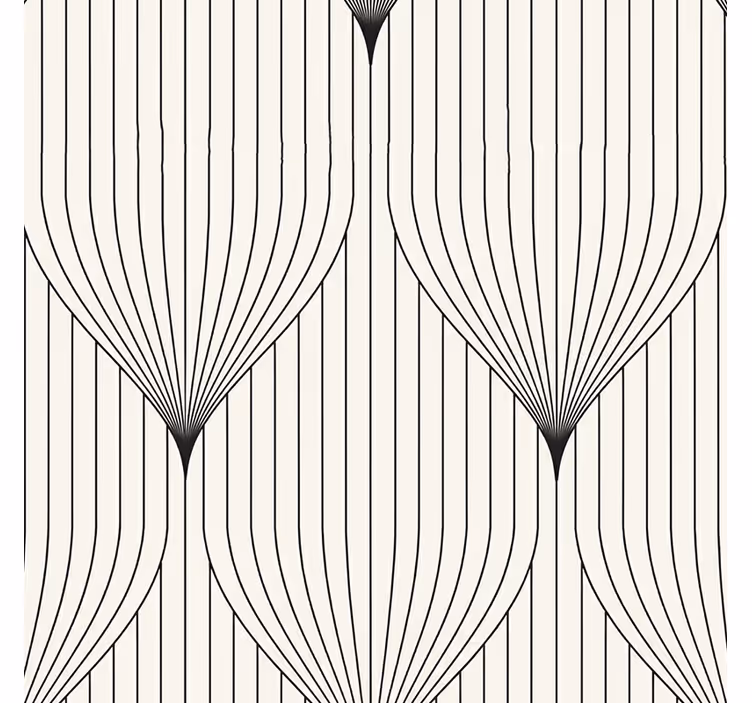 Rollo fenster modern symmetrisches dekor feder - TenStickers