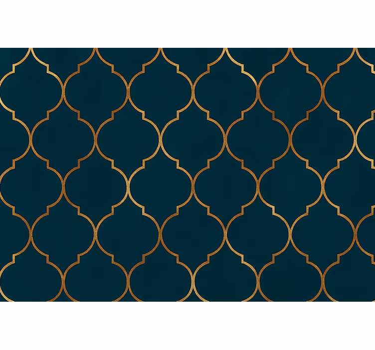 Rollo fenster modern golden marokko - TenStickers