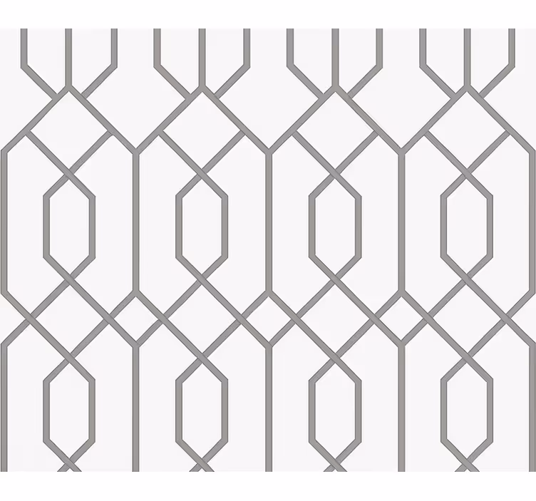 Rollo fenster modern grau geometrisch - TenStickers