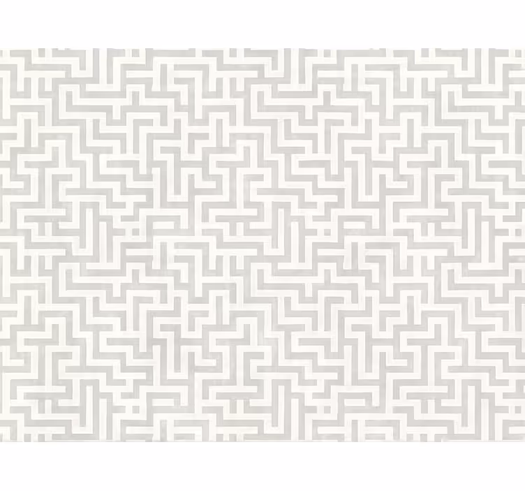 Rollo fenster modern im silberne labyrinth design - TenStickers