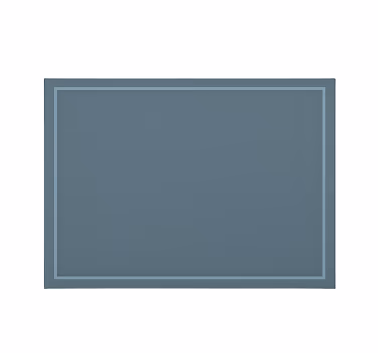 Rollo fenster blau schlichtes randdesign - TenStickers